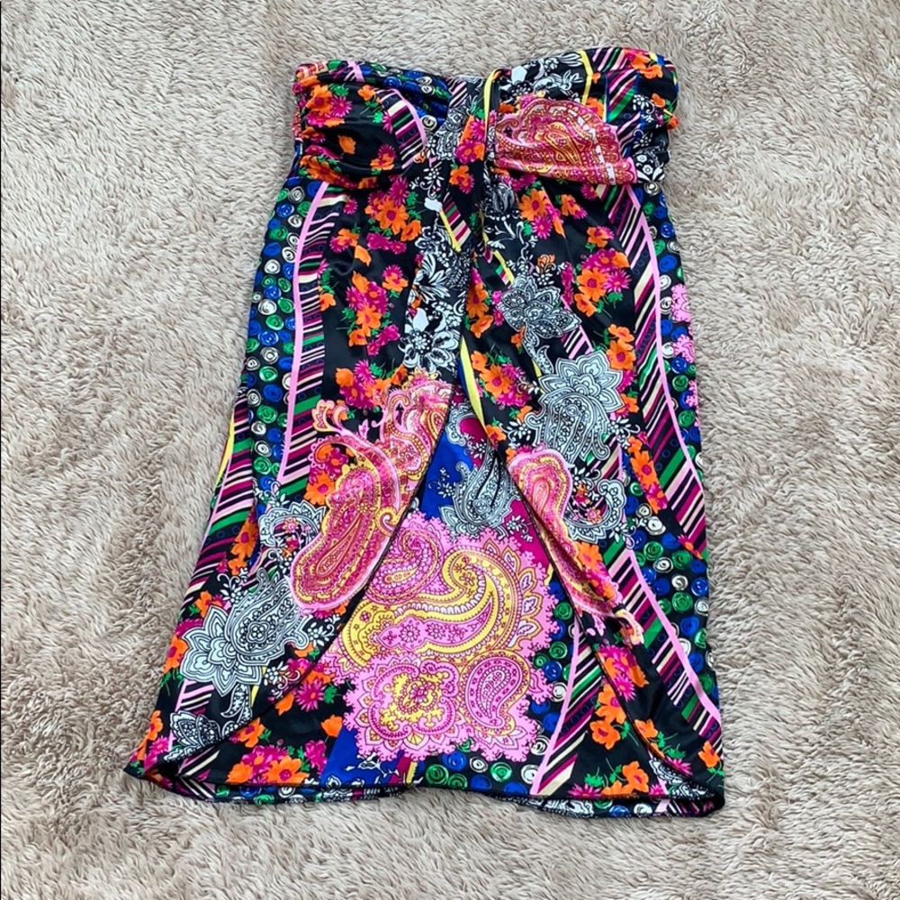 Venus Strapless Multicolor Dress